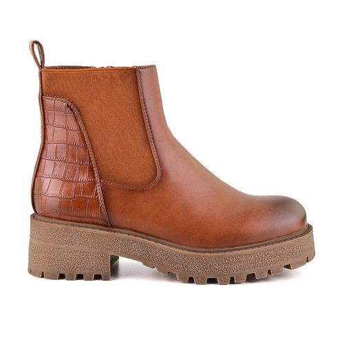 BOTA CASUAL TACO BAJO KORIUM JAZMÍN