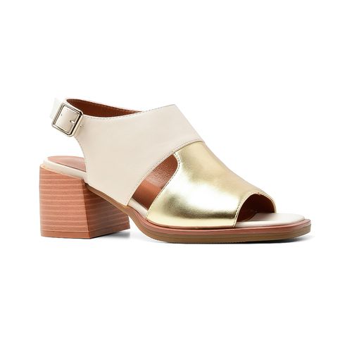 SANDALIA CASUAL TACO BAJO KORIUM LELIA